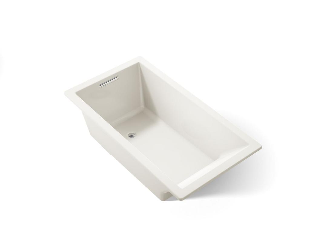 Kohler Underscore 66'' x 36'' drop-in bath - Biscuit by Kohler