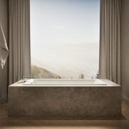 Kohler Underscore 66'' x 36'' drop-in bath - Biscuit - image 4