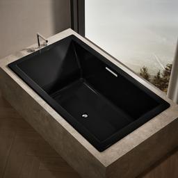 Kohler Underscore 72'' x 42'' drop-in bath - Black - image 2