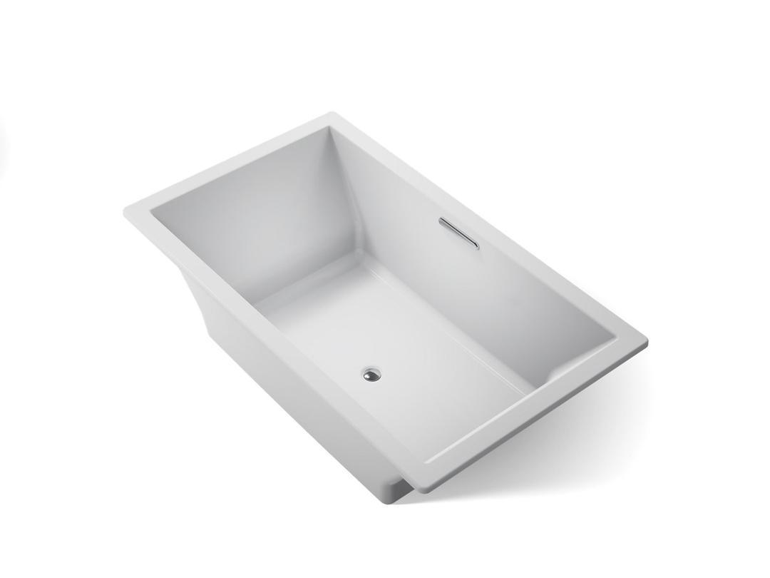 Kohler Underscore 72'' x 42'' drop-in bath - Ice Grey by Kohler