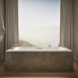 Kohler Underscore 72'' x 42'' drop-in bath - Biscuit - image 4