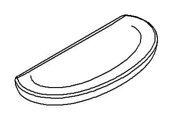 Kohler Genuine Parts Cover, Tank, Toilet - White