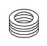 Kohler Genuine Parts Gasket, Drain Spiral, Brass PIPE by Kohler Genuine Parts