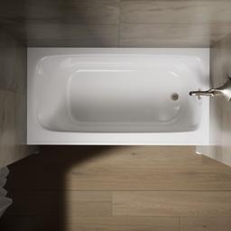 Bancroft 60'' x 32'' alcove bath right drain - image 7