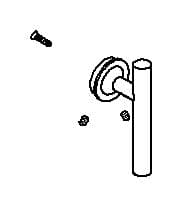 Kohler Genuine Parts Handle BASE KIT, Lever - Vibrant Brushed Moderne Brass by Kohler Genuine Parts