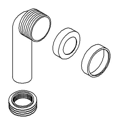 Waste Pipe Assembly by Kohler Genuine Parts