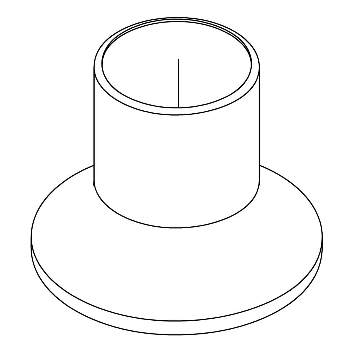 Kohler Genuine Parts Escutcheon - Vibrant Brushed Moderne Brass by Kohler Genuine Parts