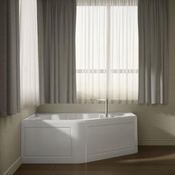 Kohler Tercet 60'' x 60'' corner bath - White - image 4