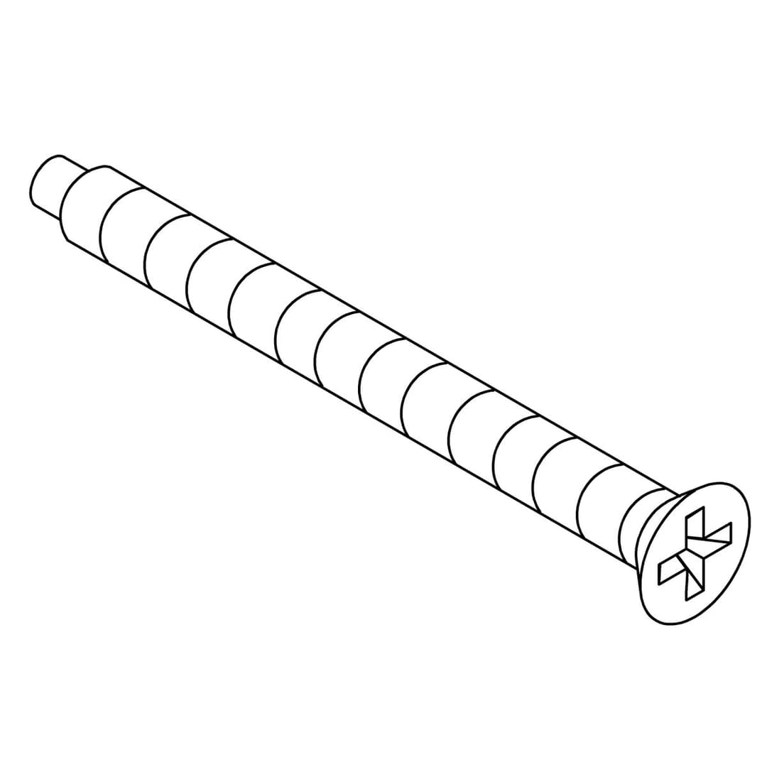 Kohler Genuine Parts Screw, 8-32 X 1.750, FLAT HEAD by Kohler Genuine Parts