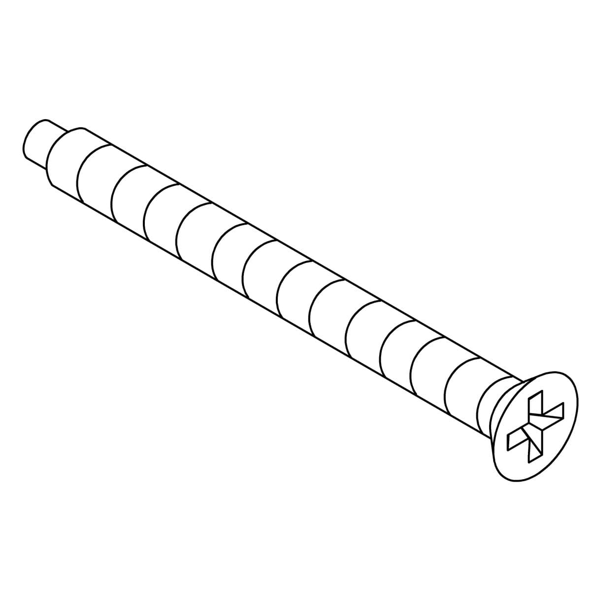 Kohler Genuine Parts Screw, 8-32 X 1.750, FLAT HEAD by Kohler Genuine Parts