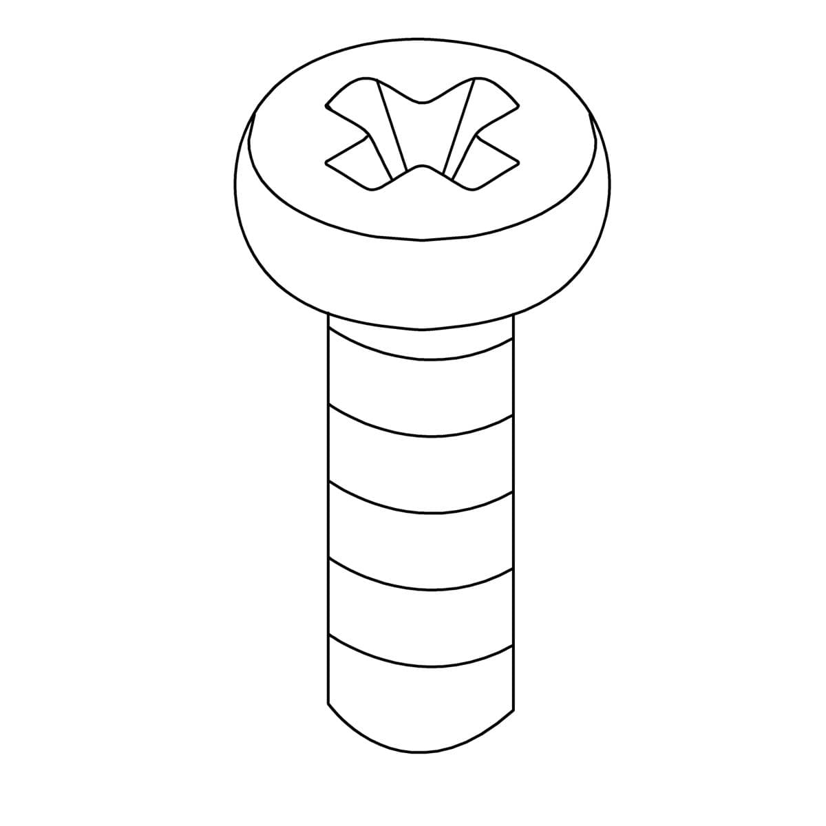Kohler Genuine Parts Screw, 8-32 X 0.492, FLAT HEAD by Kohler Genuine Parts