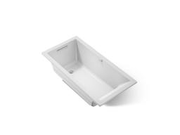 Kohler Underscore 60'' x 30'' drop-in Heated BubbleMassageE air bath - Ice Grey - image 1