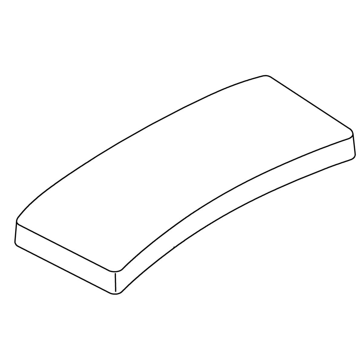 Kohler Genuine Parts Cover, Toilet, 1-PC - White by Kohler Genuine Parts