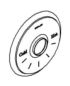 Kohler Genuine Parts Escutcheon - Vibrant Brushed Nickel by Kohler Genuine Parts