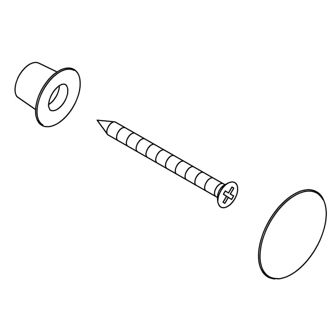 Kohler Genuine Parts HOLD DOWN ASSY - White by Kohler Genuine Parts