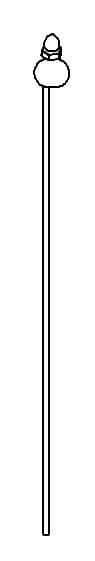 Kohler Genuine Parts LIFT ROD Assembly - Polished Nickel by Kohler Genuine Parts