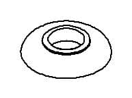 Kohler Genuine Parts Escutcheon, LAV - Polished Chrome by Kohler Genuine Parts