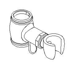 Kohler Genuine Parts Slide Assembly, Handshower - Vibrant Brushed Bronze by Kohler Genuine Parts