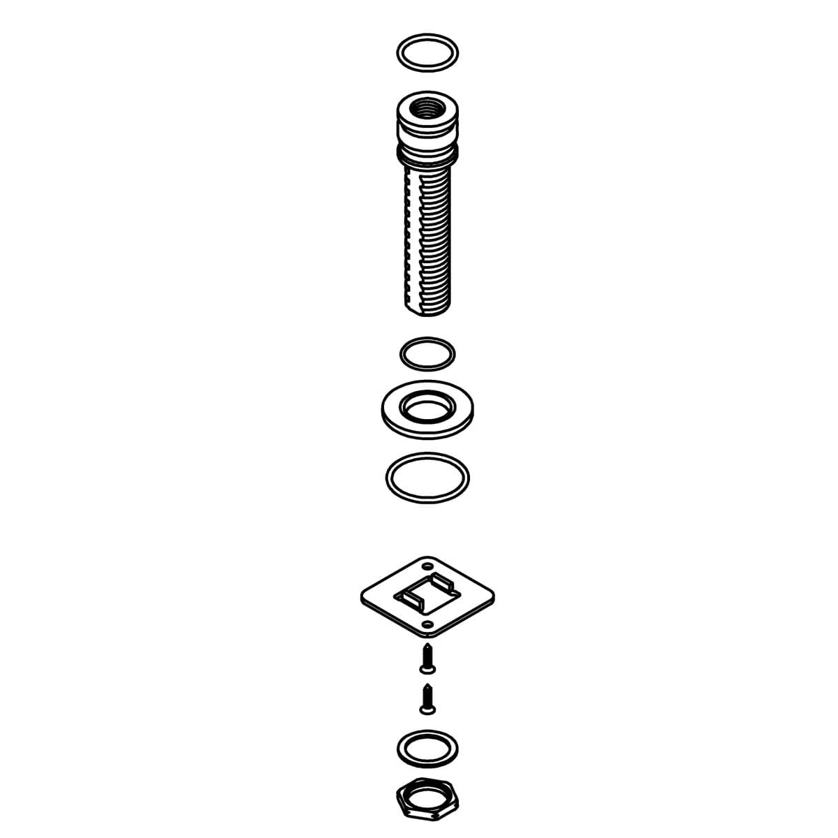 Kohler Genuine Parts Spout Mounting Hardware KIT by Kohler Genuine Parts