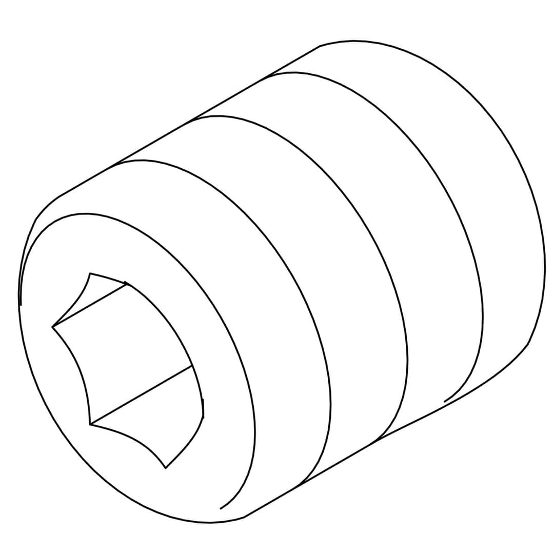 Kohler Genuine Parts SET Screw, M5-0.8mm X 6MM by Kohler Genuine Parts