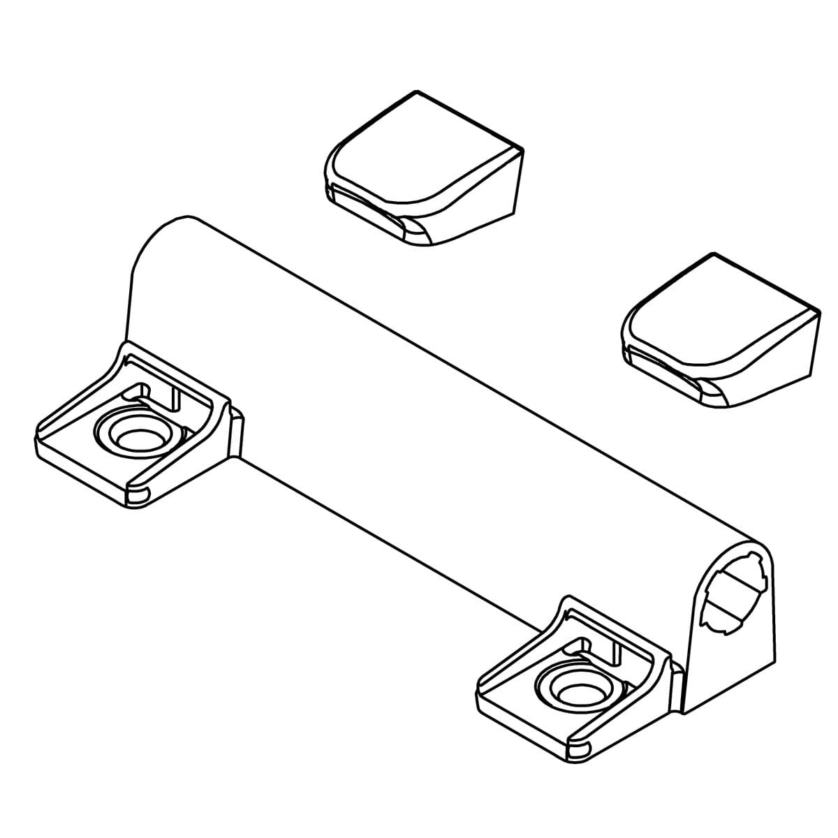 Kohler Genuine Parts Non-qr Hinge Assembly - White by Kohler Genuine Parts