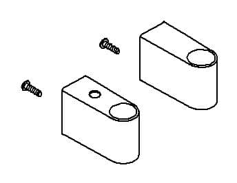 Kohler Genuine Parts Mounting Bracket KIT - Matte Black by Kohler Genuine Parts