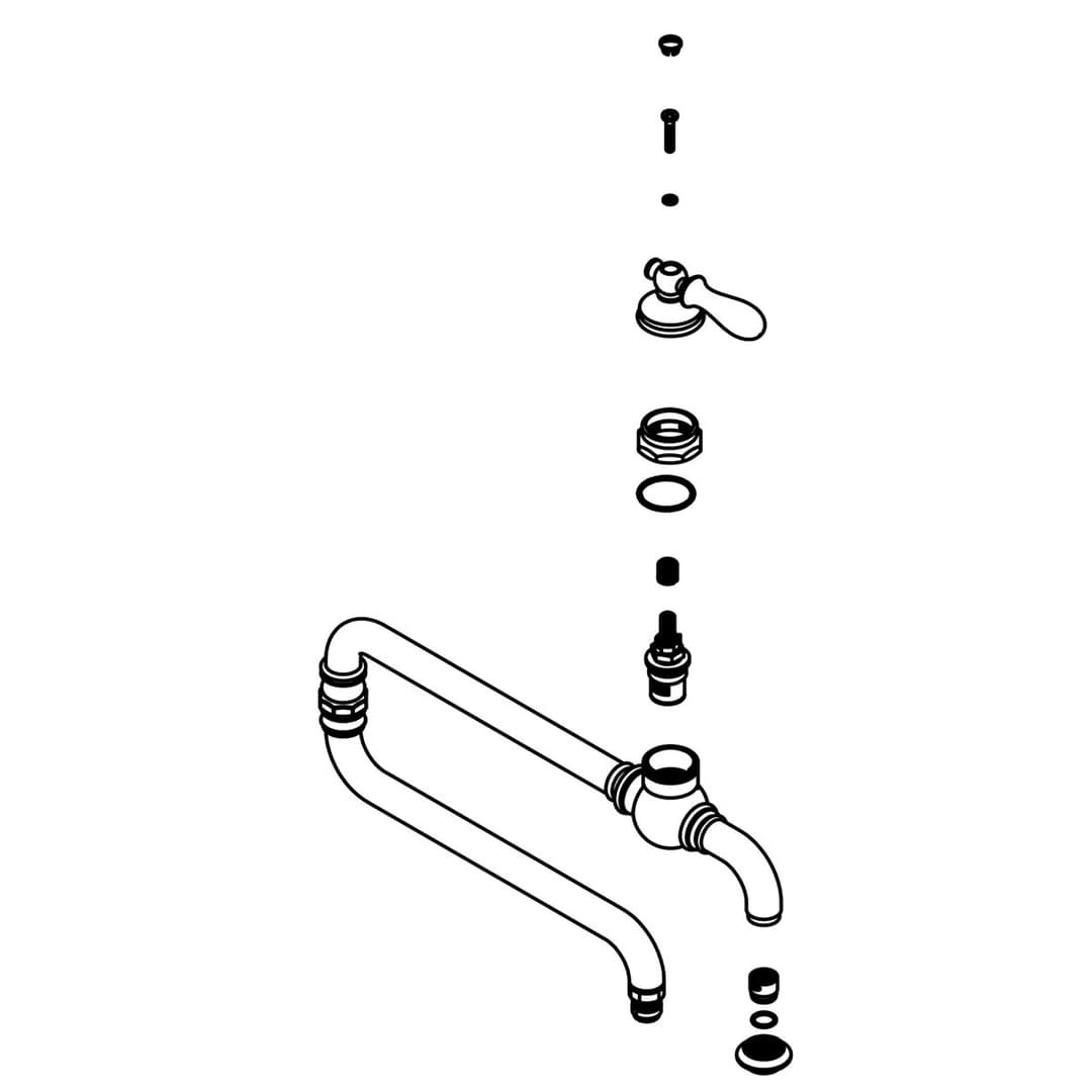 Kohler Genuine Parts Assembly, Spout - Polished Chrome by Kohler Genuine Parts