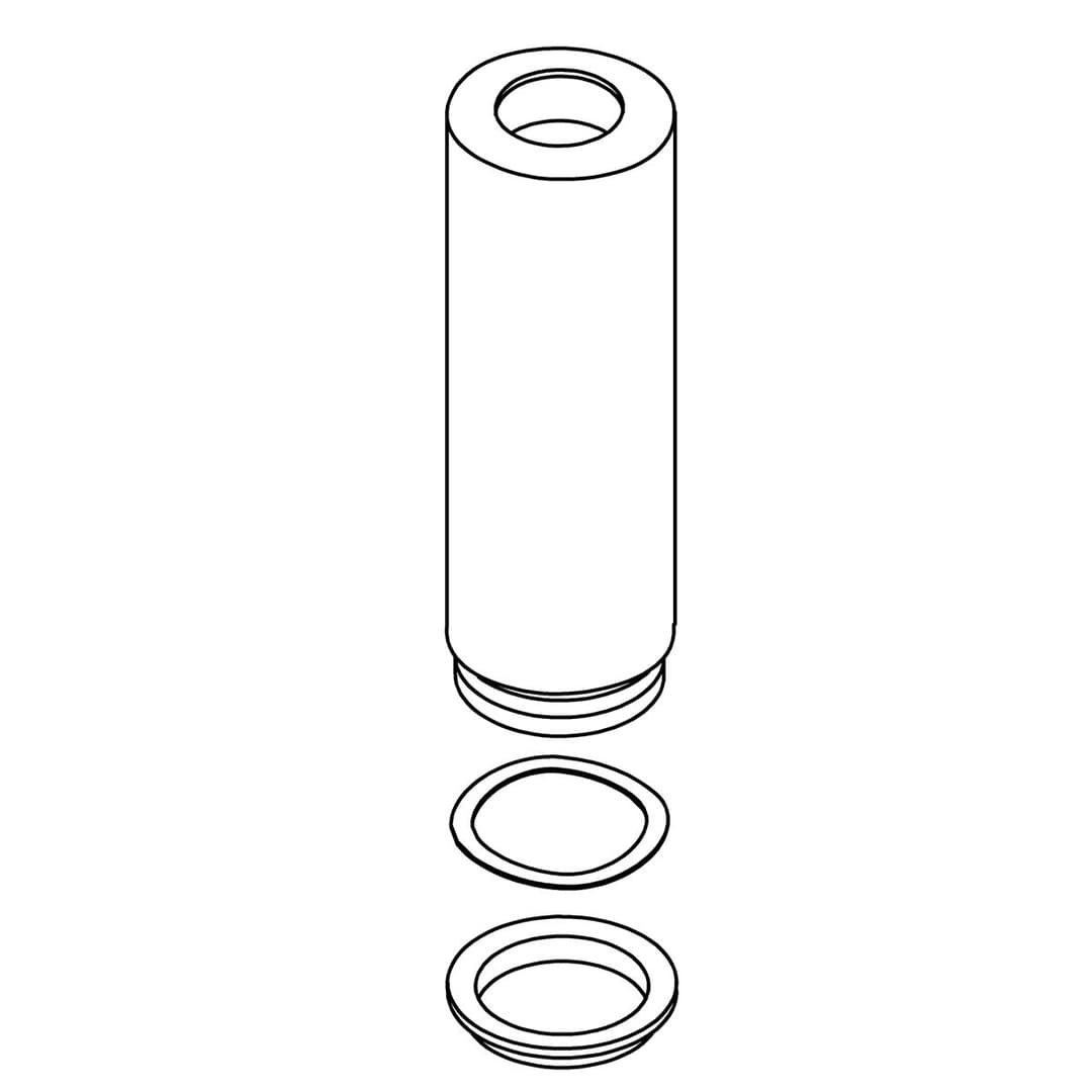 Kohler Genuine Parts KIT, Handle Bonnet, TALL - Vibrant Brushed Bronze by Kohler Genuine Parts