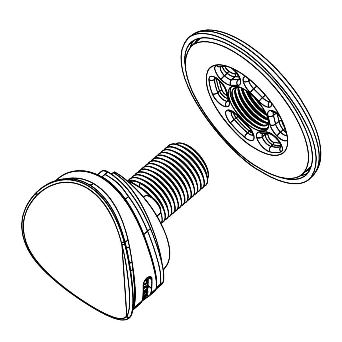 Kohler Genuine Parts Urinal Spreader Service KIT - Polished Chrome by Kohler Genuine Parts