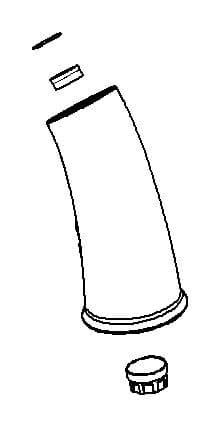 Kohler Genuine Parts Assembly, Kitchen Spray, Sweep - Polished Chrome