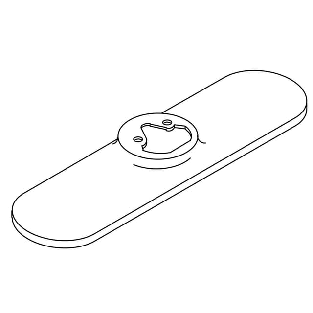 Kohler Genuine Parts Escutcheon S/C Kitchen - Polished Chrome