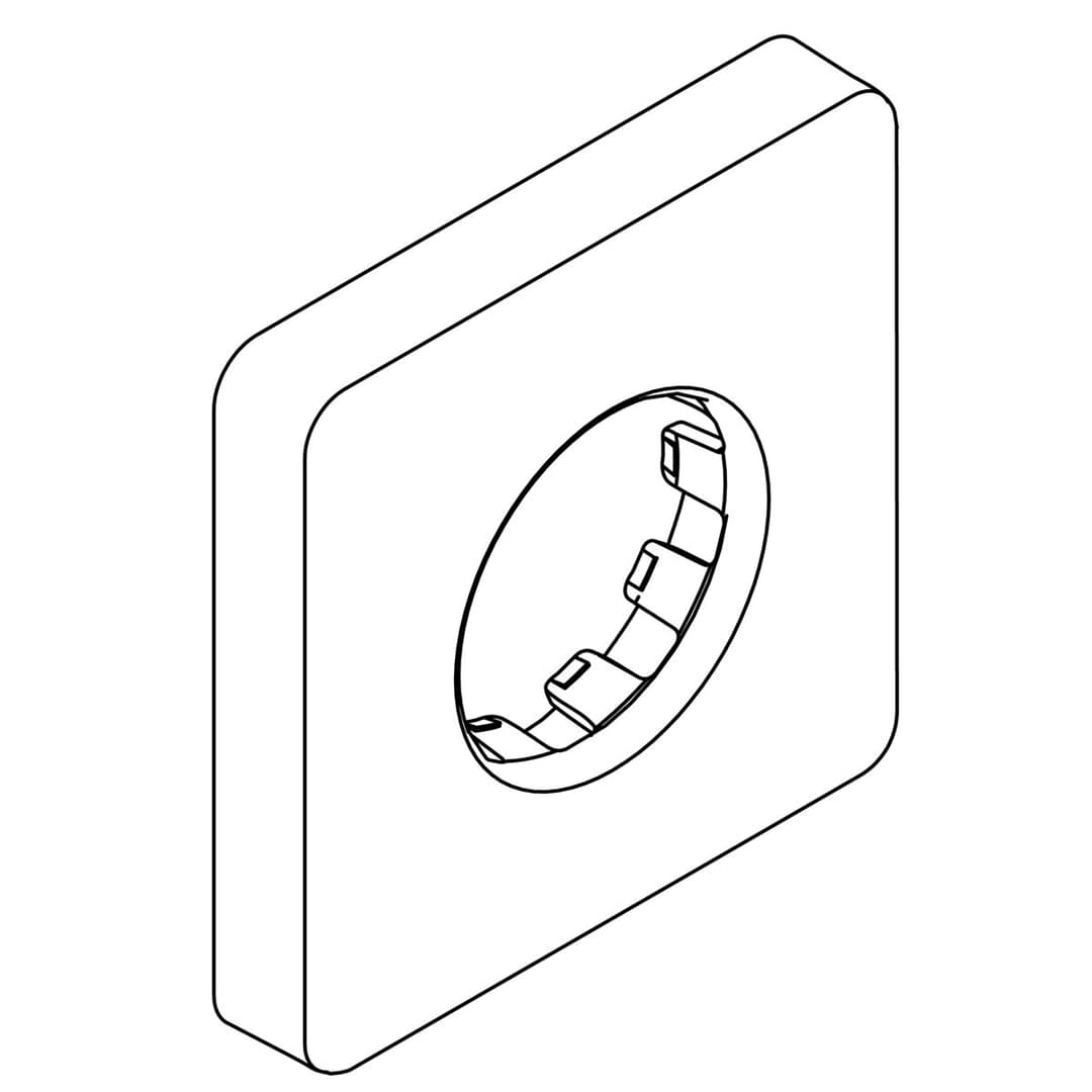 Kohler Genuine Parts Escutcheon - Polished Chrome by Kohler Genuine Parts