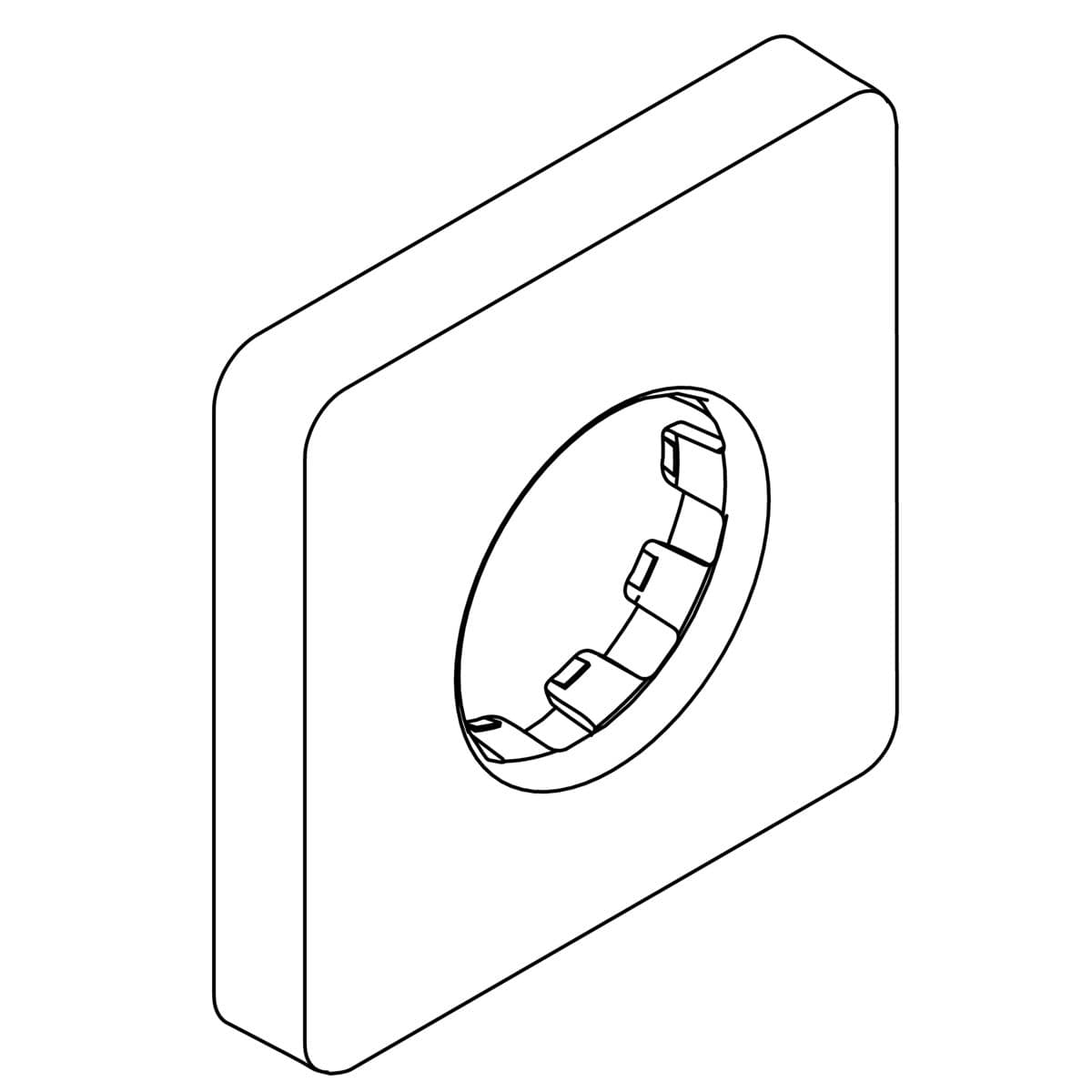 Kohler Genuine Parts Escutcheon - Polished Chrome by Kohler Genuine Parts