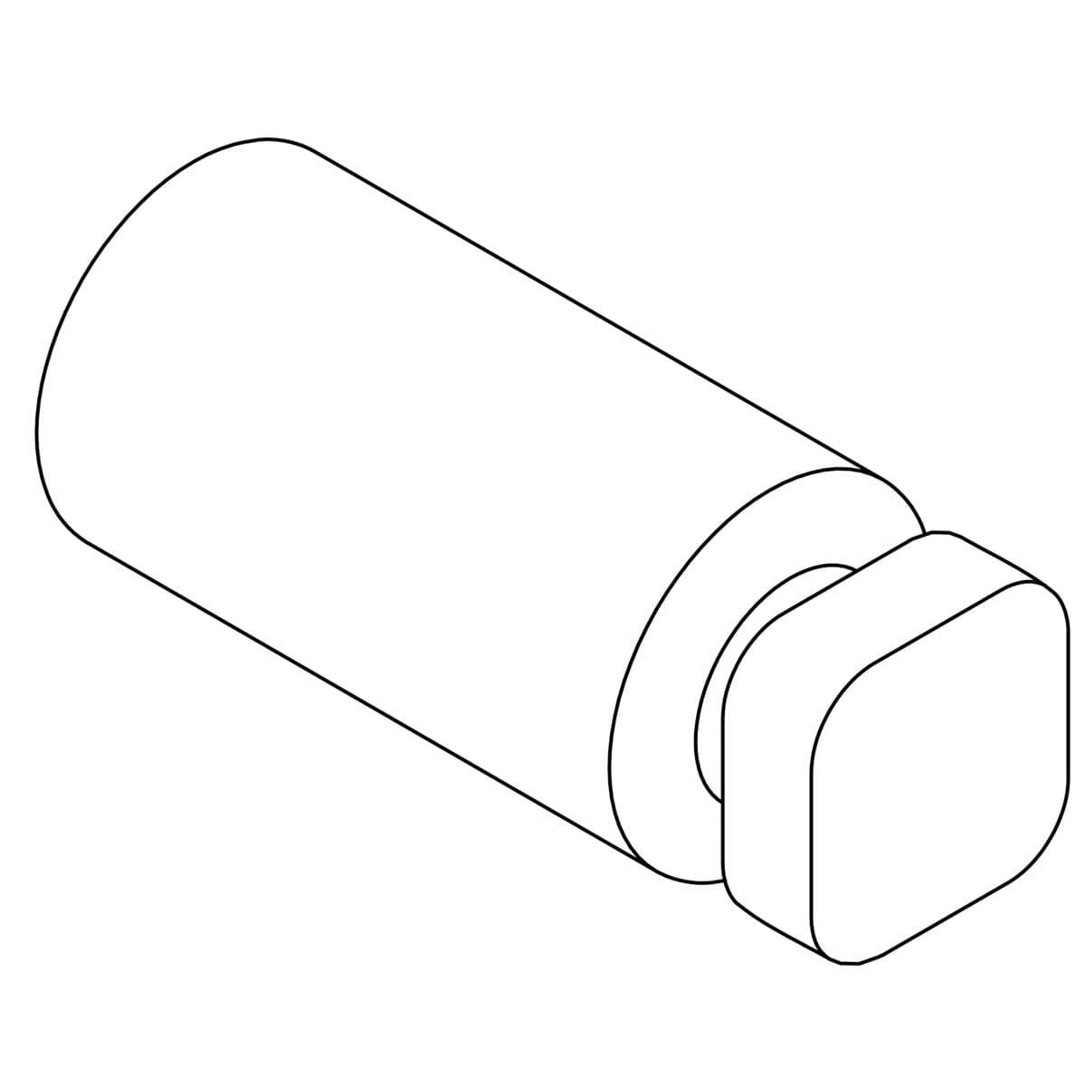 Kohler Genuine Parts Button, Diverter - Matte Black by Kohler Genuine Parts