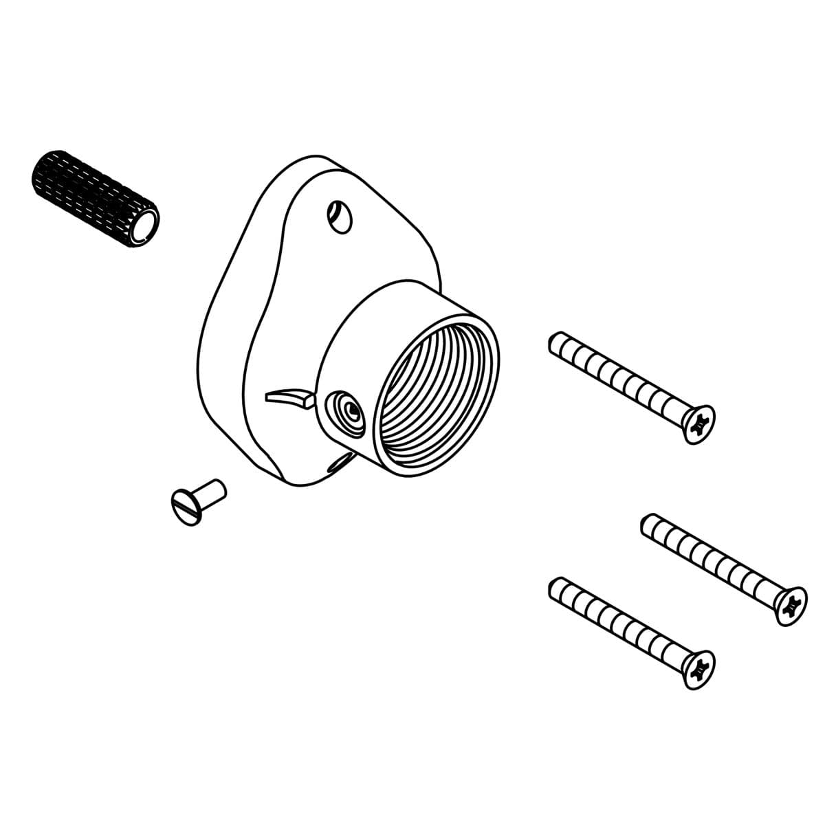 Kohler Genuine Parts Adapter KIT - Bright Chrome by Kohler Genuine Parts