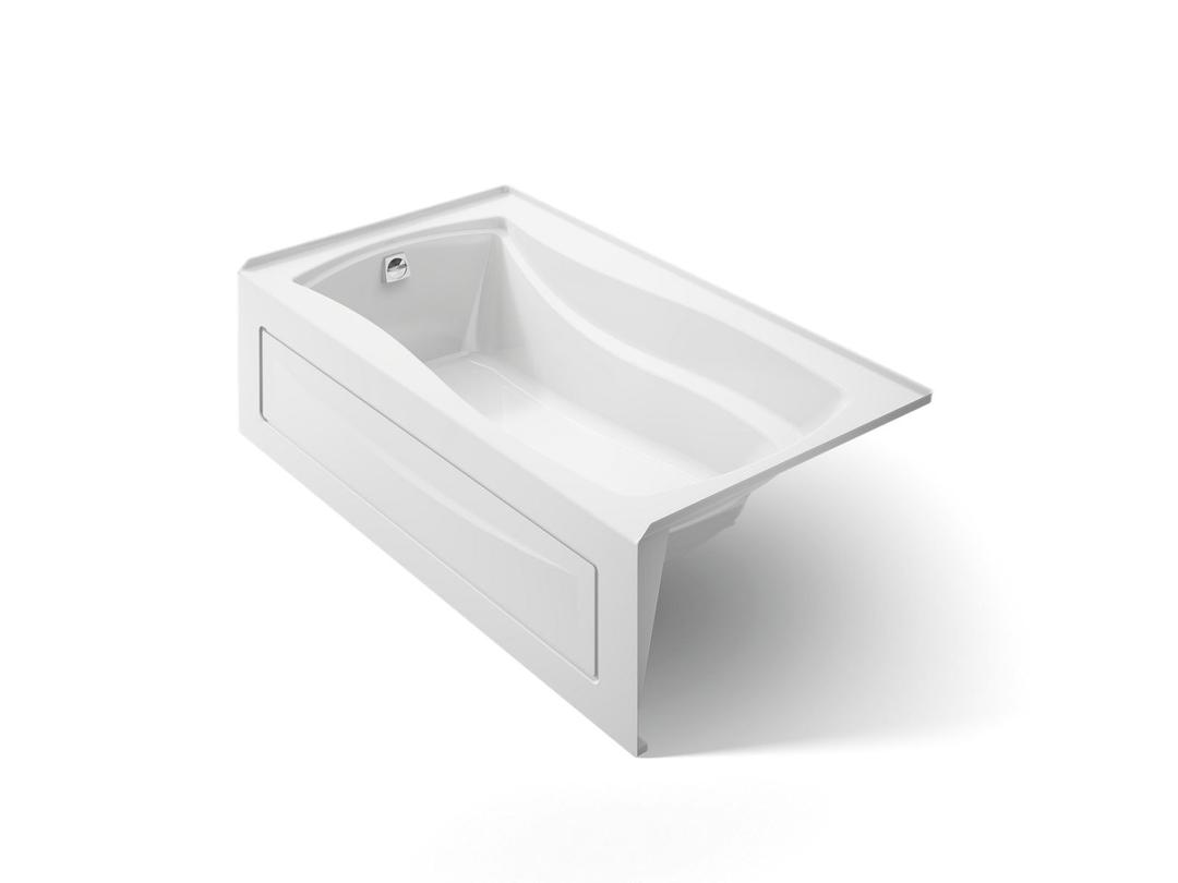 Kohler Mariposa 66'' x 36'' alcove bath, left drain - White by Kohler