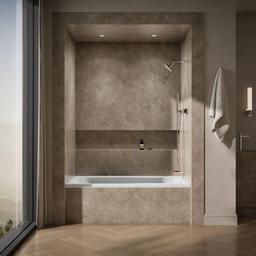 Kohler Mariposa 66'' x 36'' alcove bath with alcove and right-hand drain - White - image 4