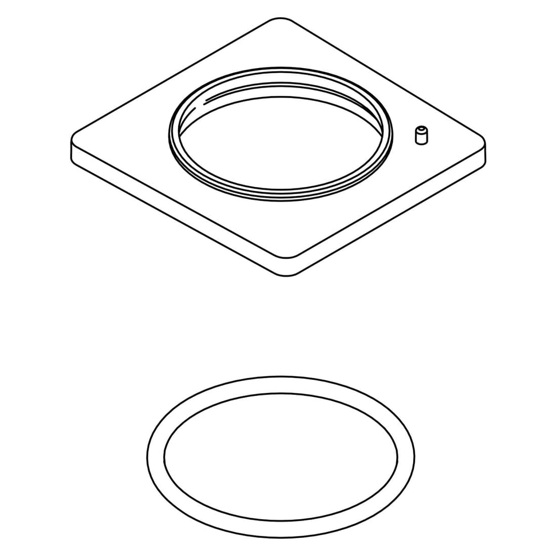Kohler Genuine Parts KIT, Escutcheon - Matte Black by Kohler Genuine Parts