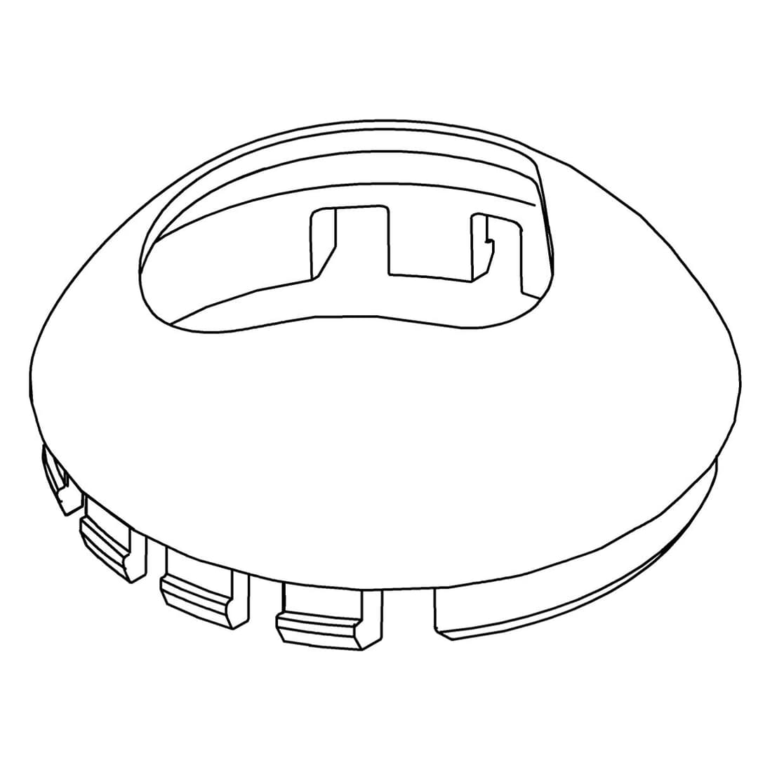 Kohler Genuine Parts Bonnet - Polished Chrome by Kohler Genuine Parts