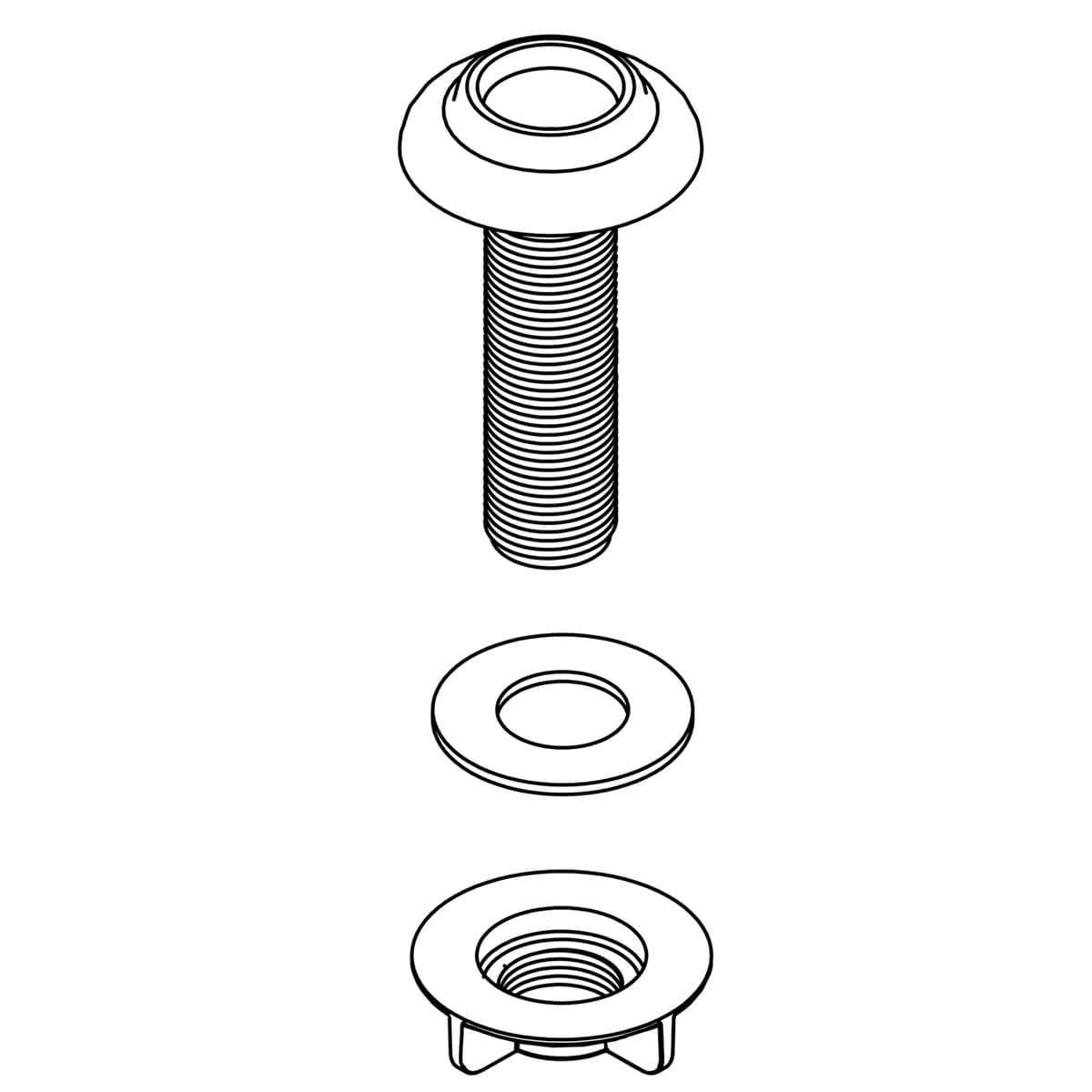 Kohler Genuine Parts SIDE Spray Service KIT - Polished Chrome by Kohler Genuine Parts