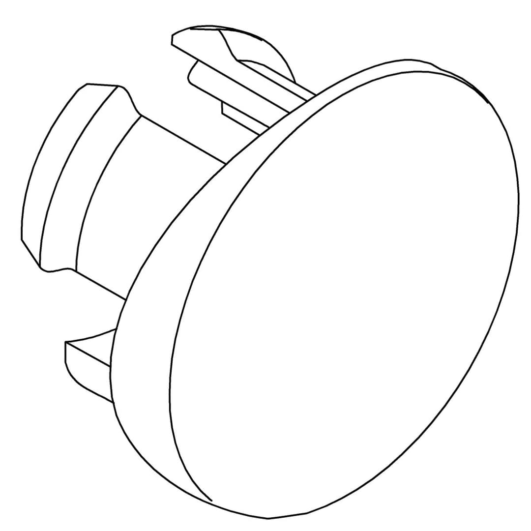 Kohler Genuine Parts PLUG Button, Handle by Kohler Genuine Parts