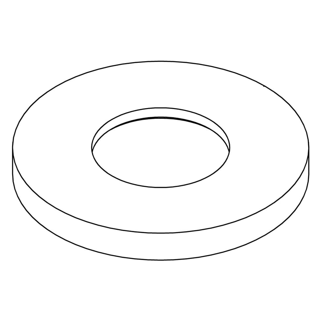 Kohler Genuine Parts Escutcheon, Spout - Matte Black by Kohler Genuine Parts