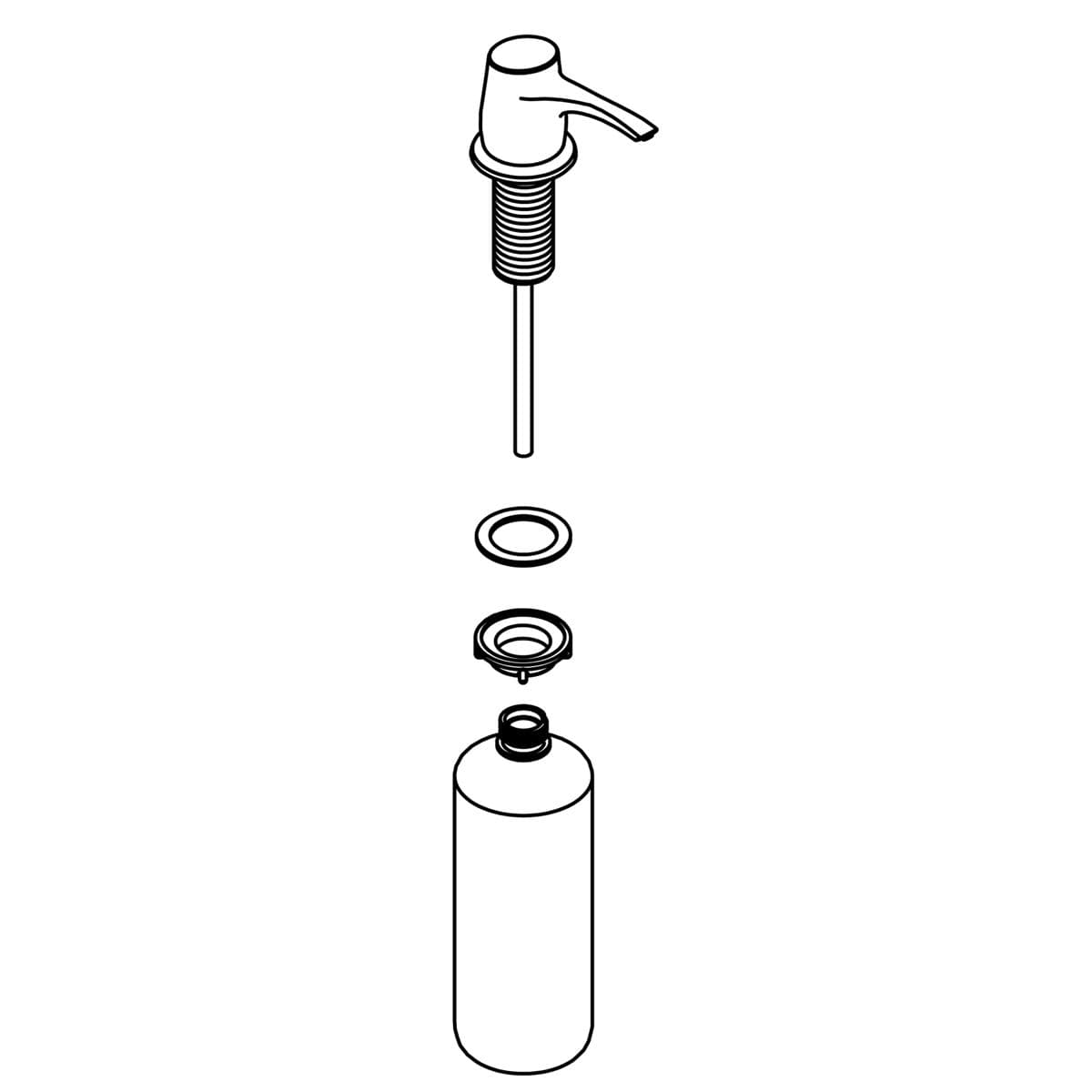 Kohler Genuine Parts SOAP Dispenser ASSY - Vibrant Stainless Steel by Kohler Genuine Parts