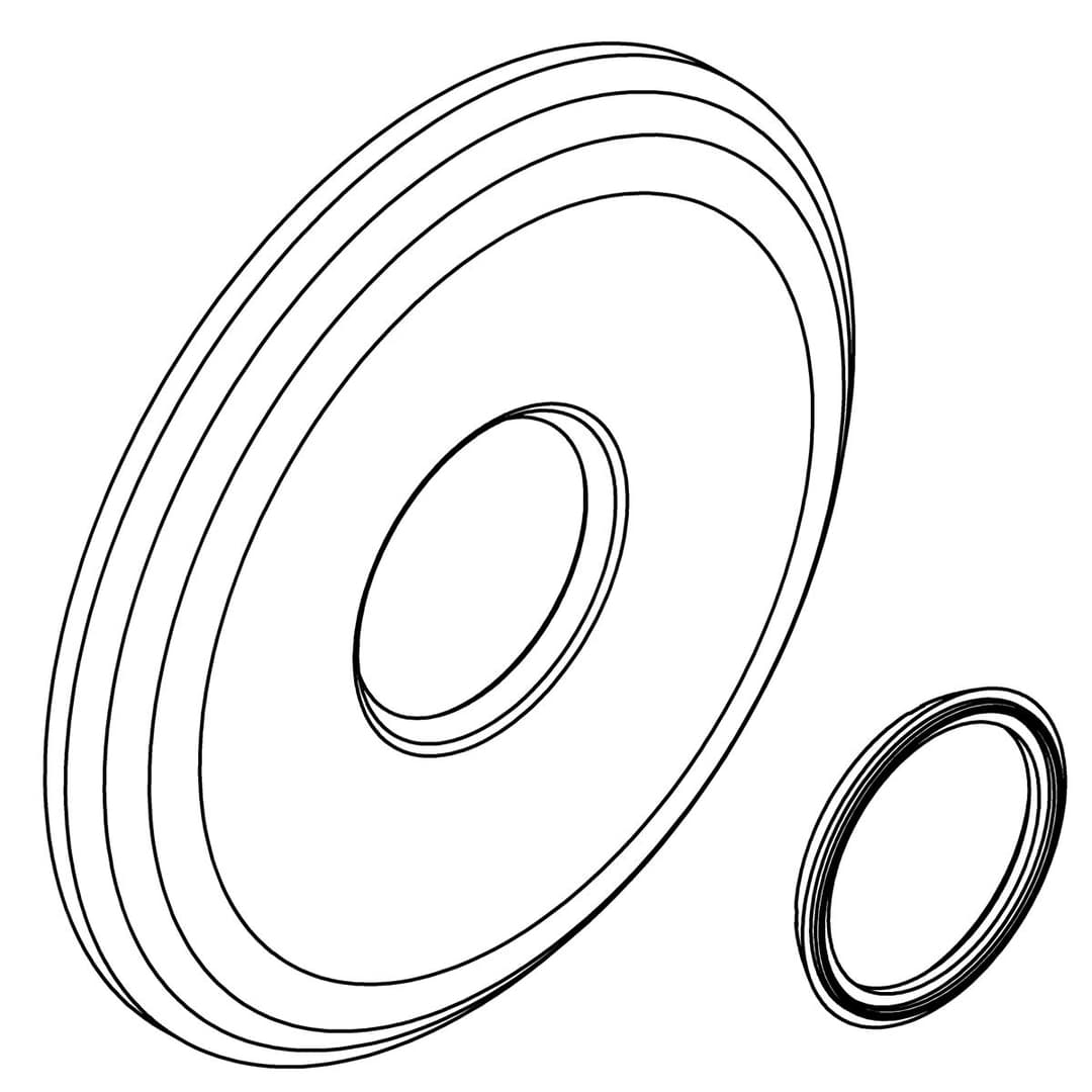 Kohler Genuine Parts Devonshire Escutcheon KIT - Vibrant Brushed Bronze by Kohler Genuine Parts