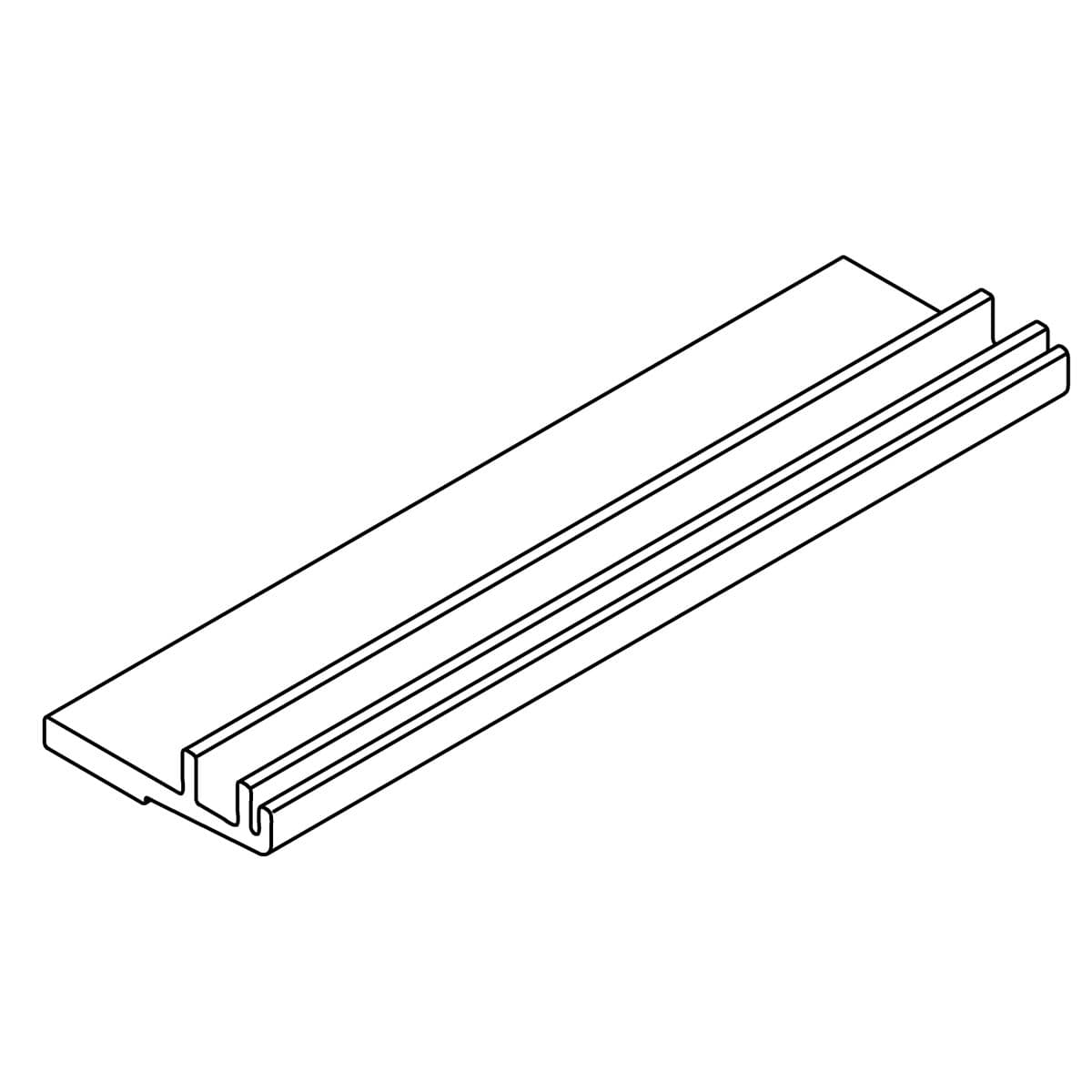 Kohler Genuine Parts 1238434 FAB, FXD PNL BTM FRM 6.350 - Anodized Dark Bronze by Kohler Genuine Parts