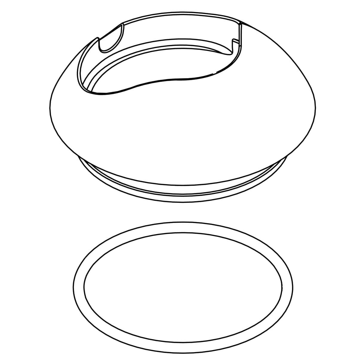 Kohler Genuine Parts Bonnet Assembly, Service, SC - Vibrant Brushed Nickel by Kohler Genuine Parts