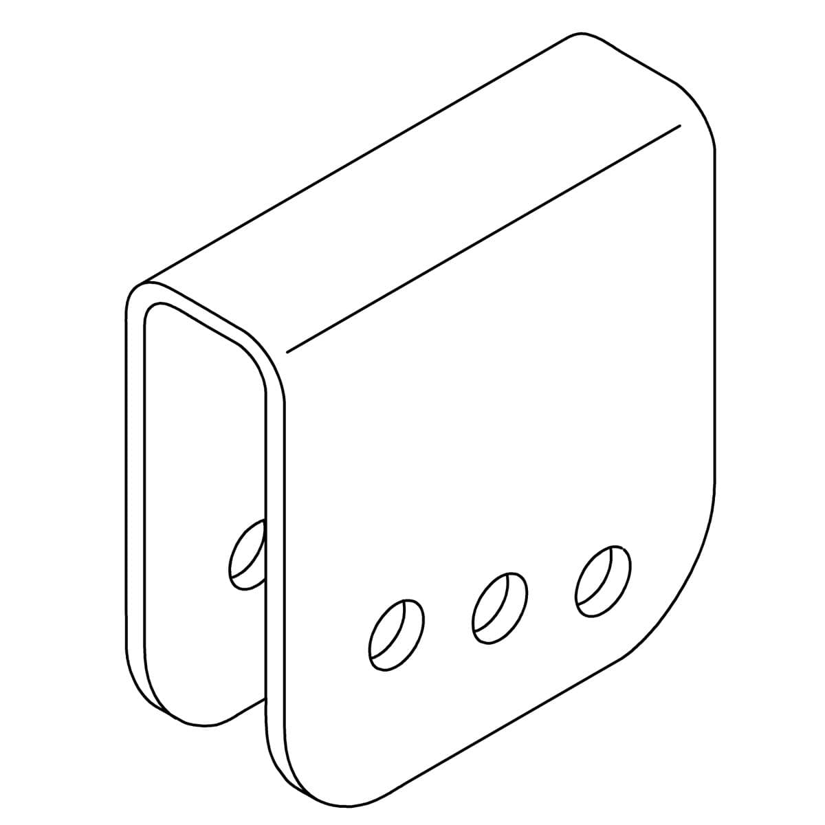 Kohler Genuine Parts 1240563 Hanger Bracket 1.500 - Anodized Nickel Kohler by Kohler Genuine Parts