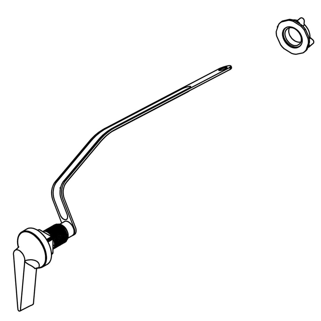 Kohler Genuine Parts TRIP Lever Service KIT (SO) - Polished Chrome by Kohler Genuine Parts