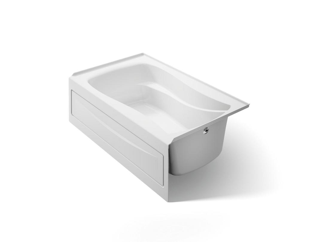 Kohler Mariposa 60'' x 36'' alcove bath, right drain - White by Kohler