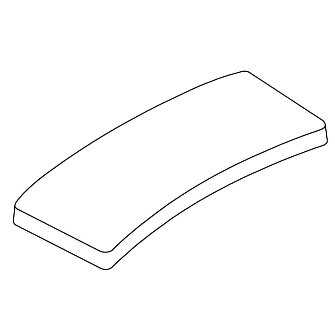 Kohler Genuine Parts Cover, Toilet TANK - Black Black by Kohler Genuine Parts